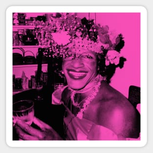 Marsha P Johnson - plums Sticker